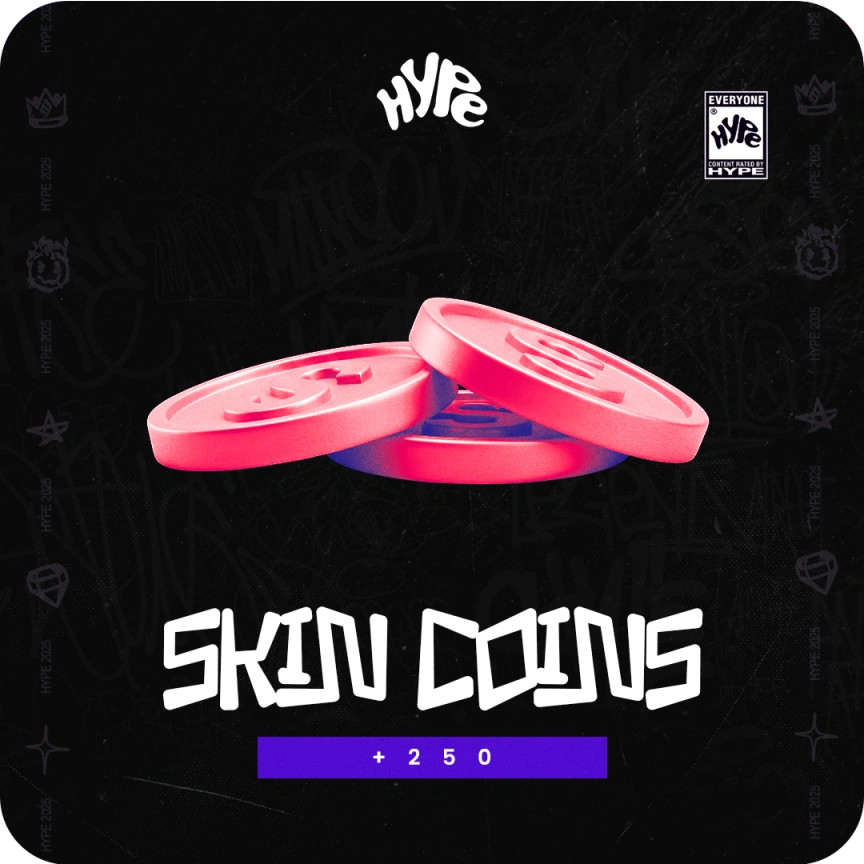250 Skincoins